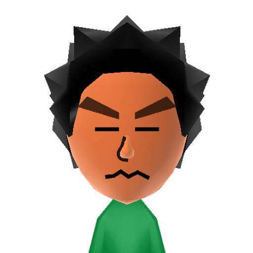 brock Mii character preview