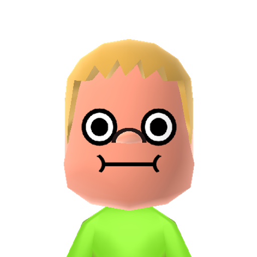 Clarence Mii character preview