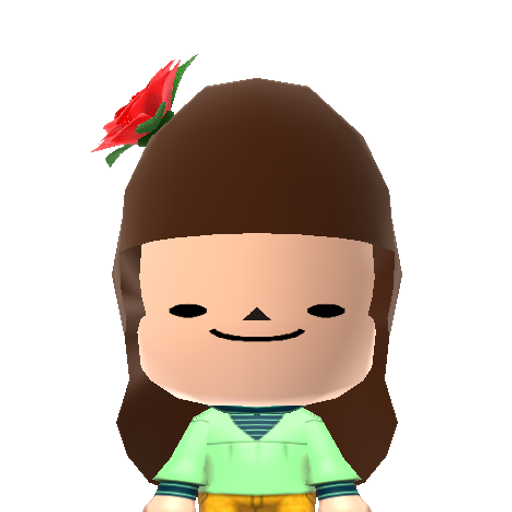 Flat Faced Mii character: (Source: https://www.reddit.com/r/tomodachilife/comments/1g1cs7e/)