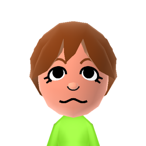 ゆきえ Mii character: a Mii from Jinsei Game Wii