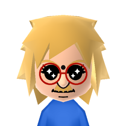 なかむらもんど Mii character: NNID: h_apple0125