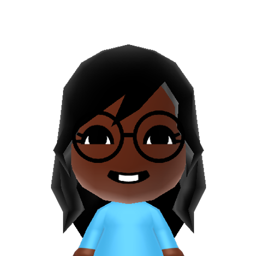 Jade H. Mii character: Beta human from "Homestuck".
