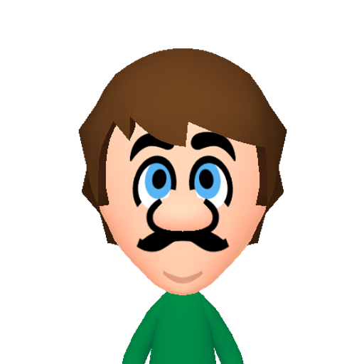 Luigi Mii character preview