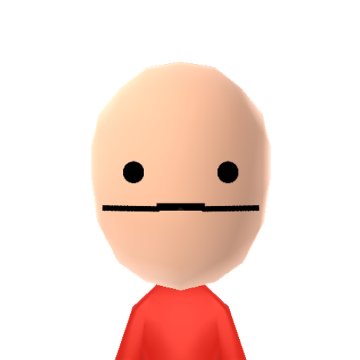 Otamatone Mii character: This is a Mii uploaded for the 3DS version and distributed by Mii Central for both the 3DS and Switch versions of Miitopia.