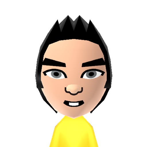 Glitch Mii character: The mohawked character featured in "Dance Central 2" and "Dance Central 3". He is a member of the Hi-Def crew with Mo.