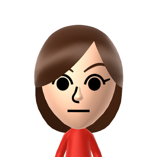 みぃ Mii character: A Default Mii from AKB48+Me, If you don't have any Female Miis saved in your Mii Maker, the game will give you 3 Miis to select from