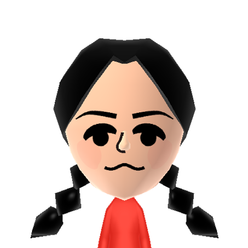 さちこさん Mii character: July 2021 Leak Mii