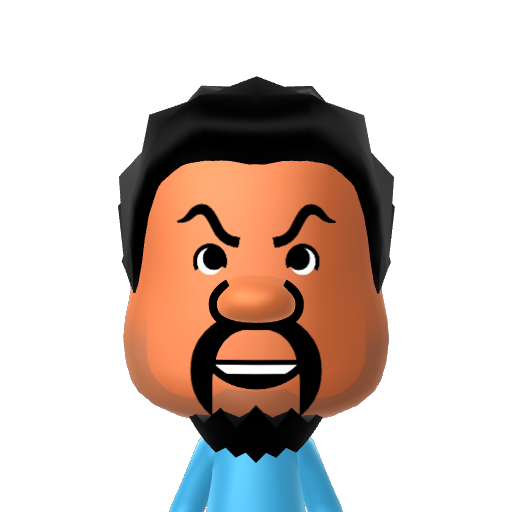 Gakuto Mii character: A Mii from Press Sports, a mod for Wii Sports.
