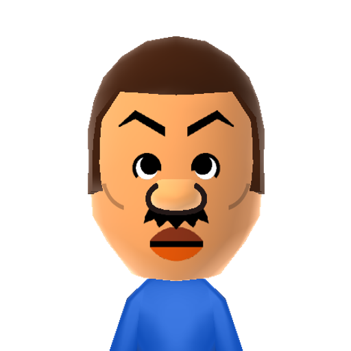 Caleb Mii character: Custom CPU Miis made by DezzyTheMaker, also used Mii Olympics in Wii Sports, Mii Olympics in Wii Sports Resort, and Mii Olympics in Wii Party, a Mod for Wii Sports, Wii Sports Resort, and Wii Party respectivel.
