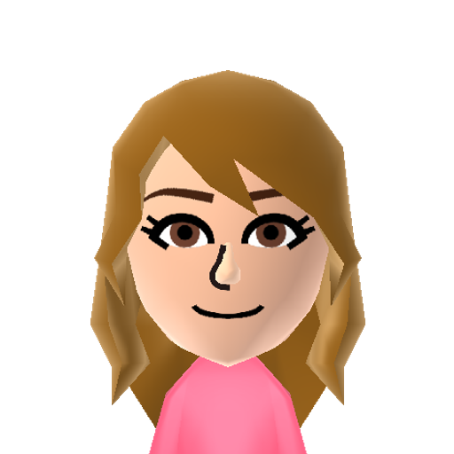 Hermione Mii character: These are extracted and derived from the Mii Central Miis from the 3DS Miitopia.