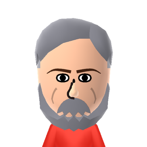 R.B.Hayes Mii character: Civil War vet and former Governor of Ohio who became the 19th President of the USA in arguably the closest and most disputed Presidential election in history.