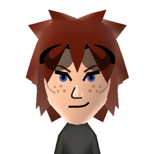 Reno Mii character: A character from "Final Fantasy VII." He is a member of the Turks.