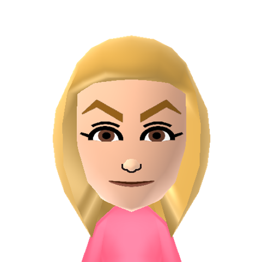 Ally Mii character preview