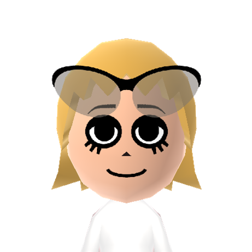 Wenda Mii character: A Mii from Jackson's WSR Mod, a mod for Wii Sports Resort.