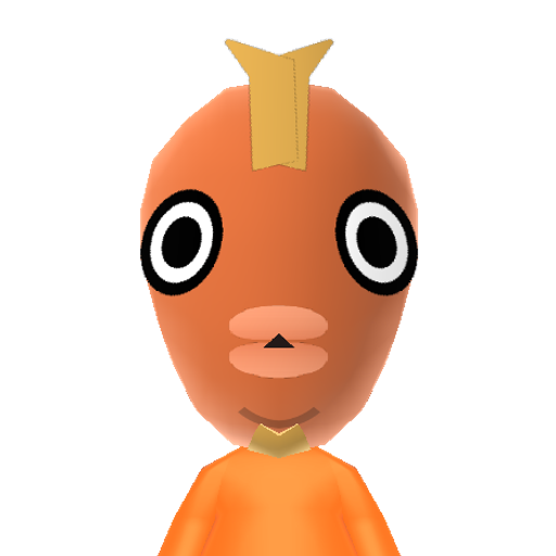 Karpador Mii character: These are extracted and derived from the Mii Central Miis from the 3DS Miitopia.