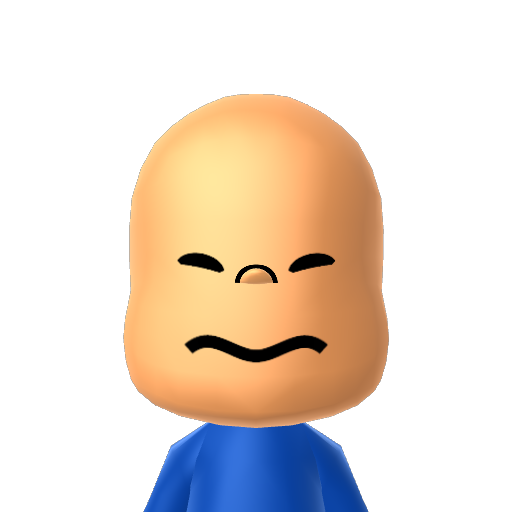 Chuck Mii character: a Mii used in Mii Fighter QR Codes Series / Custom Mii Fighter Versus