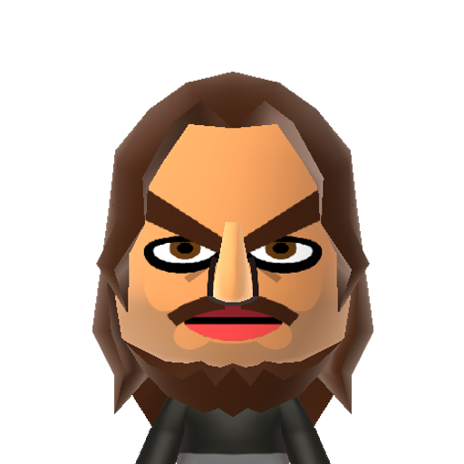Lorenzo Mii character: A rather distasteful caricature of myself. This one exaggerates my round cheeks, large eyes, and rather prominent mouth.