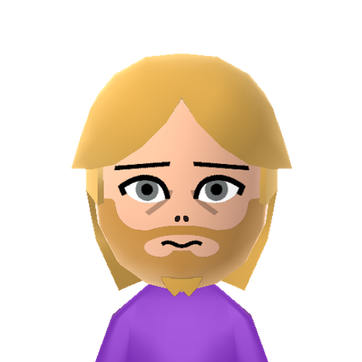 Asgore  Mii character: The king of the monsters, Asgore Dreemurr from the game Undertale.