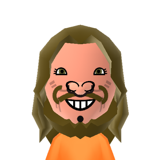 Love Guru Mii character: Mike Myers' character from the movie "The Love Guru", raised by gurus and now in the self help business.