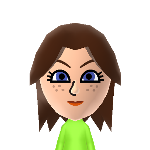 fern Mii character preview