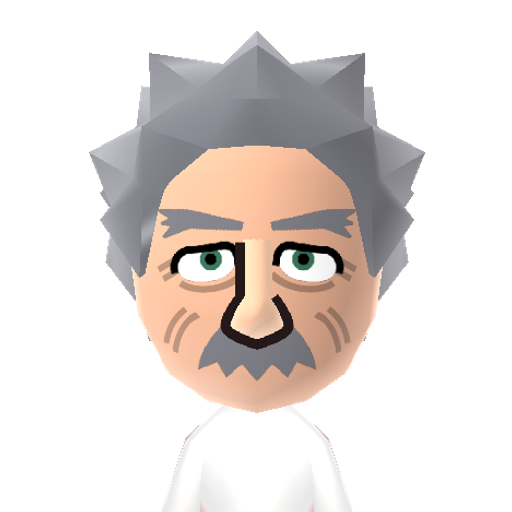 Albert  Mii character: By Mota444