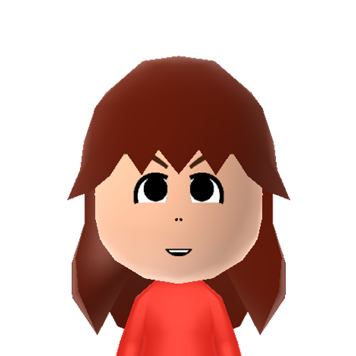 ののは Mii character: NNID: nonoha0201