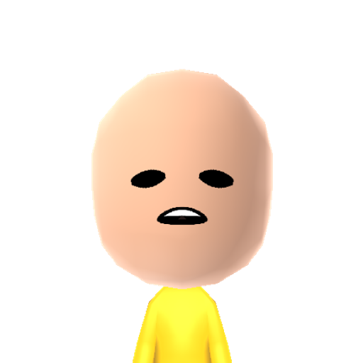 ぐでたま Mii character: These are extracted and derived from the Mii Central Miis from the 3DS Miitopia.
