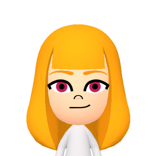 Meggy Mii character: Extracted from Super Mario Maker 2 servers. This is the Mii of the YouTuber SMG4. Maker Name: Meggy2017 -- Maker ID: LJR-HPQ-XNF -- Country: United States