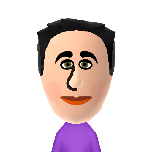 J.Seinfeld Mii character: Stand-up comedian and creator/star of the hit sit-com "Seinfeld".