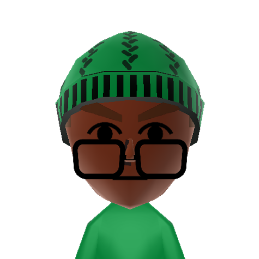 E-40 Mii character: The rapper as he appears on the cover of his album "Revenue Retrievin': Graveyard Shift"