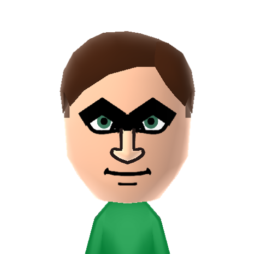 G Lantern Mii character: From DC Universe. Hal Jordan's superhero identity.
