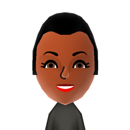 Janelle M. Mii character: R&B/Soul singer - Has a pretty unique style.