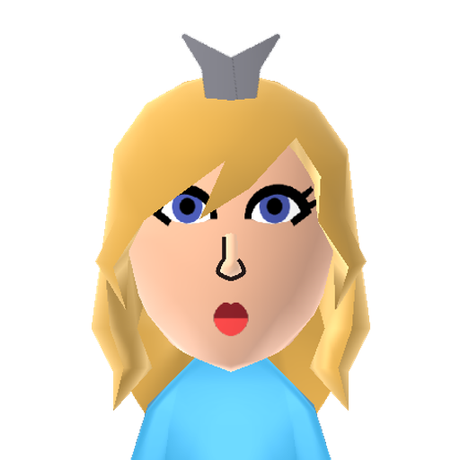 Rosalina Mii character: Princess of the Lumas, playable in SSB4 among other Nintendo games.