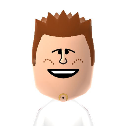 Rodney Mii character: The strong farm boy from "Total Drama: Pahkitew Island"