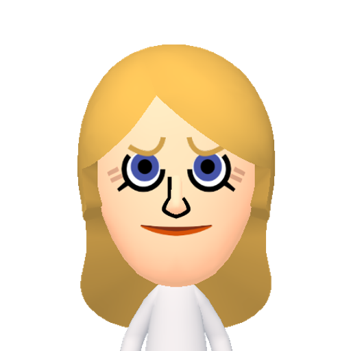НОПРСТУФХЦ Mii character: This Mii is from the Switch SDK as a SampleDB Mii.