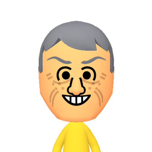 no name Mii character: This Mii is from the Switch SDK as a SampleDB Mii.
