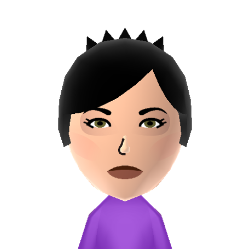 Morrigan Mii character: From the game "Dragon Age".