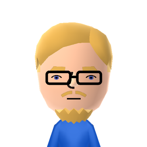 bondster Mii character: A Mii used for Nintendo Network ID bondster by bondster.