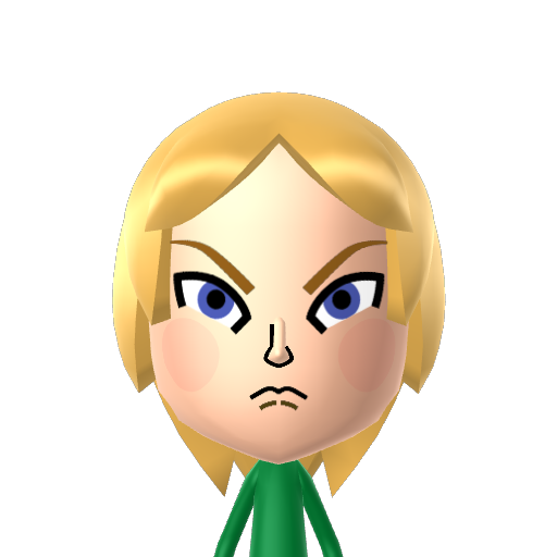 ? Mii character: A Mii uploaded to Check Mii Out Channel (WiiLInk)