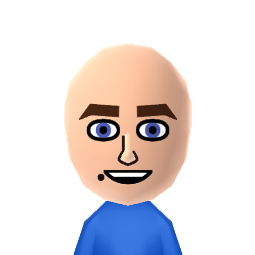 geeb Mii character: My brother's Mii