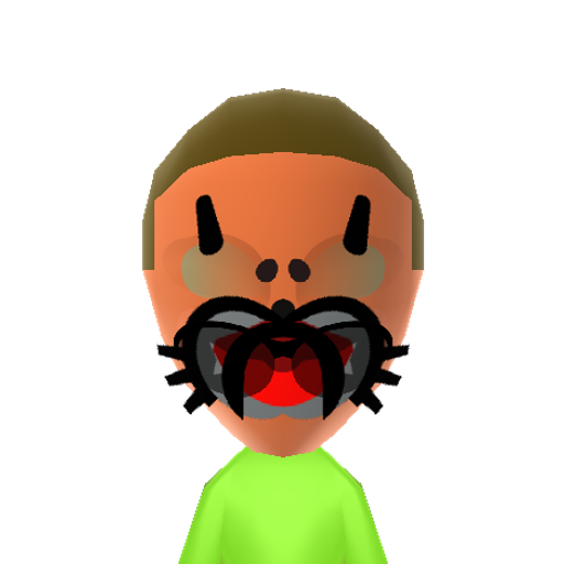 Raptor Mii character: A type of dinosaur featured in the film "Jurassic Park".