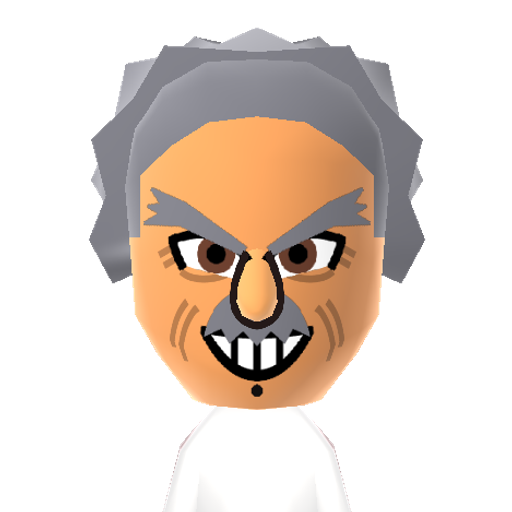 Wily Mii character: Antagonist to Megaman from the Mega Man video games.