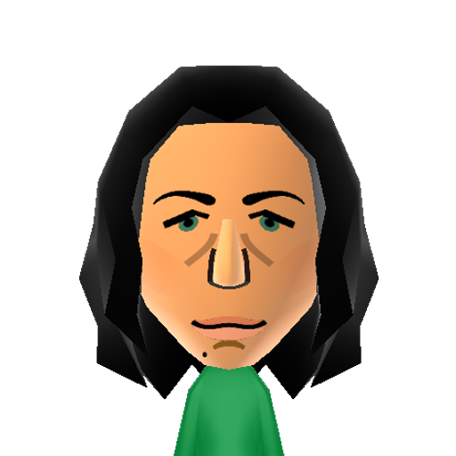 C. Keener Mii character: American actress best known for her roles in "Being John Malkovich", "Capote", "The 40-Year-Old Virgin" and "Synecdoche, New York".