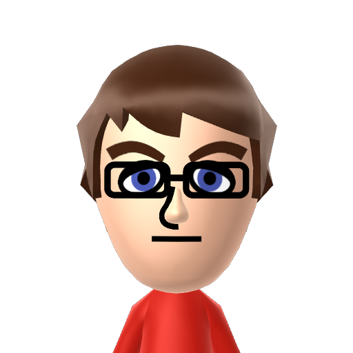 Scott Mii character: NNID: ScottTheWoz