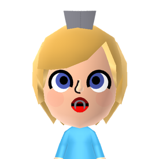 B.Rosalina Mii character: The toddler version of Princess Rosalina from Mario games.