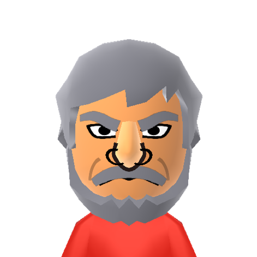 The King Mii character preview