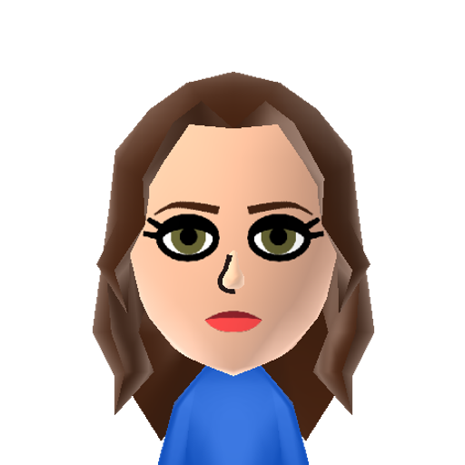 Bella Swan Mii character: Kristen Stewart's character from the Twilight series.
