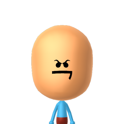 Potato Mii character: NNID: PotatoTheUnicorn
