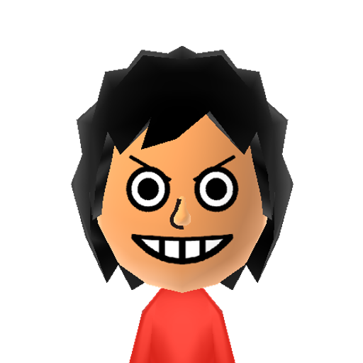 Luffy Mii character: The Straw Hat Pirates captain from the anime/manga "One Piece".