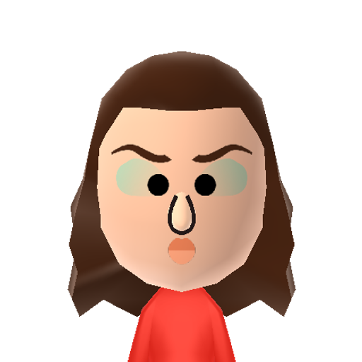 NINTENDO Mii character: A Mii found in unused WaraWara files